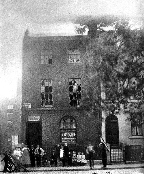 James Parkinson’s premises at No.1 Hoxton Square, London